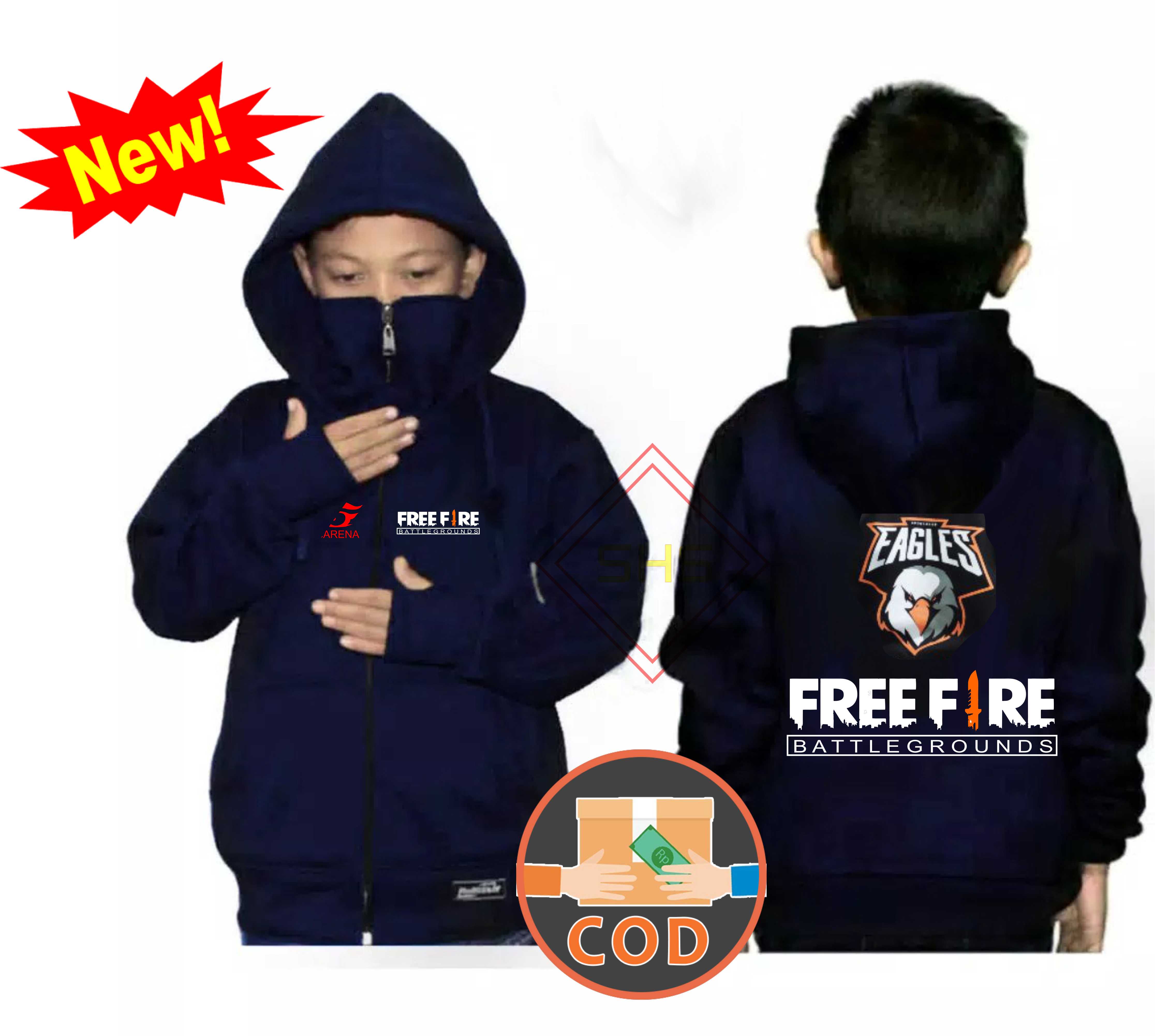 Jake Ninja Anak FREE FIRE / Jaket FF Anak / Sweater Free Fire anak / Jaket Anak Laki laki Free Fire usia 7-12Tahun Jake Ninja Anak FREE FIRE / Jaket FF Anak / Sweater Free Fire anak / Jaket Anak Laki laki Free Fire usia 7-12Tahun