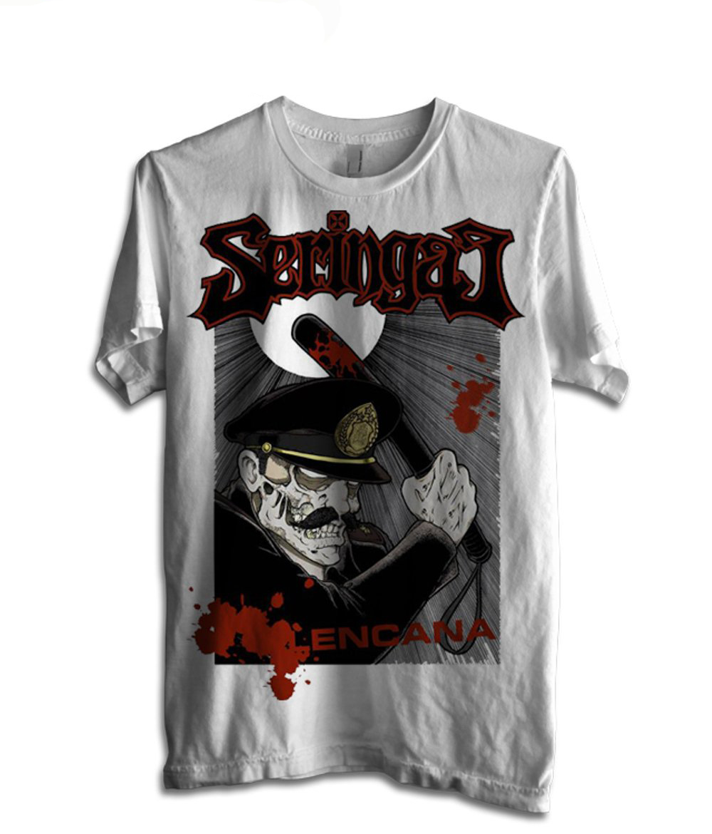 kaos band seringai lencana tshirt musik rock srg 24 kaos band seringai lencana tshirt musik rock srg 24
