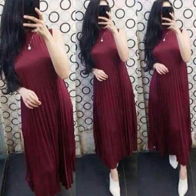 dress plisket / long dress dress plisket / long dress