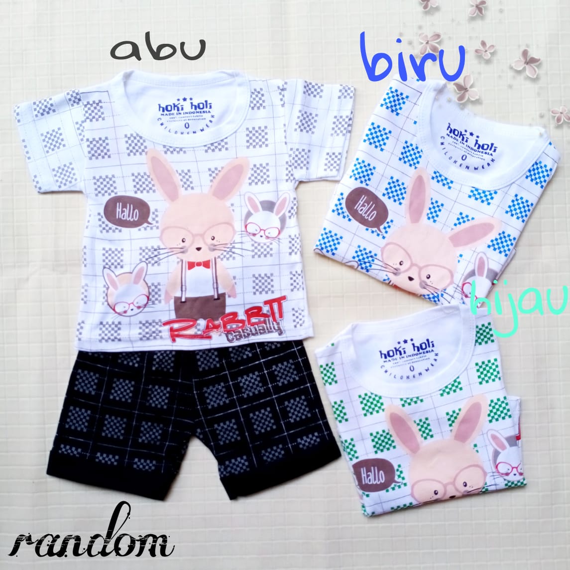 Pakaian Baju Set Stelan Setelan Kaos Lengan Pendek dan Celana Pendek Anak Bayi Cowok Laki-Laki Pria Usia 3 - 12 Bulan Original Motif Lucu Kekinian Hoki Holi Eceran Harga Grosir Murah Pakaian Baju Set Stelan Setelan Kaos Lengan Pendek dan Celana Pendek Anak Bayi Cowok Laki-Laki Pria Usia 3 - 12 Bulan Original Motif Lucu Kekinian Hoki Holi Eceran Harga Grosir Murah