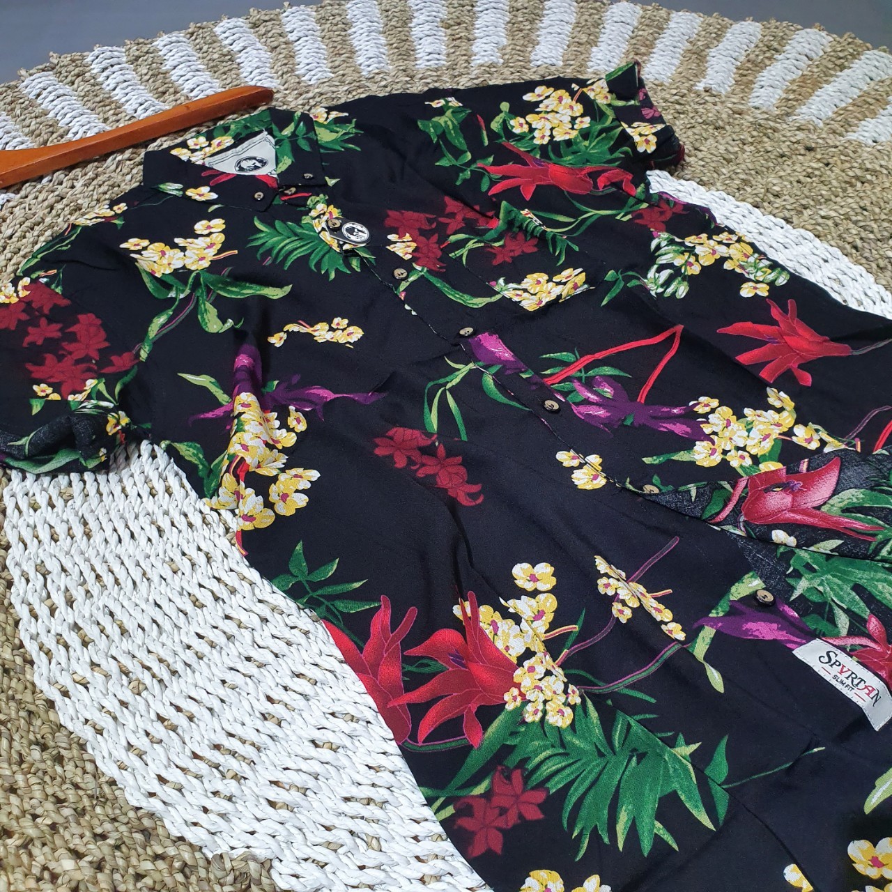 Kemeja surfing/Kemeja pantai/Kemeja motif KATUN PREMIUM Kemeja surfing/Kemeja pantai/Kemeja motif KATUN PREMIUM