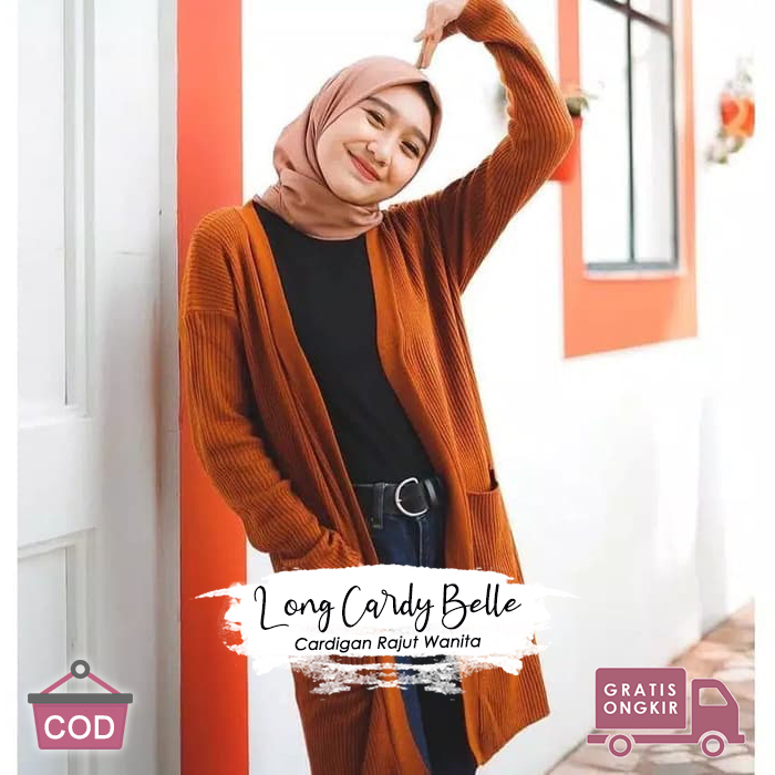 Belle Cardy Oversize Long Cardigan Bele Kardigan Panjang Wanita Outer Rajut Lengan Panjang Gardigan Sweater Switer Fashion Korea Style Belle Cardy Oversize Long Cardigan Bele Kardigan Panjang Wanita Outer Rajut Lengan Panjang Gardigan Sweater Switer Fashion Korea Style