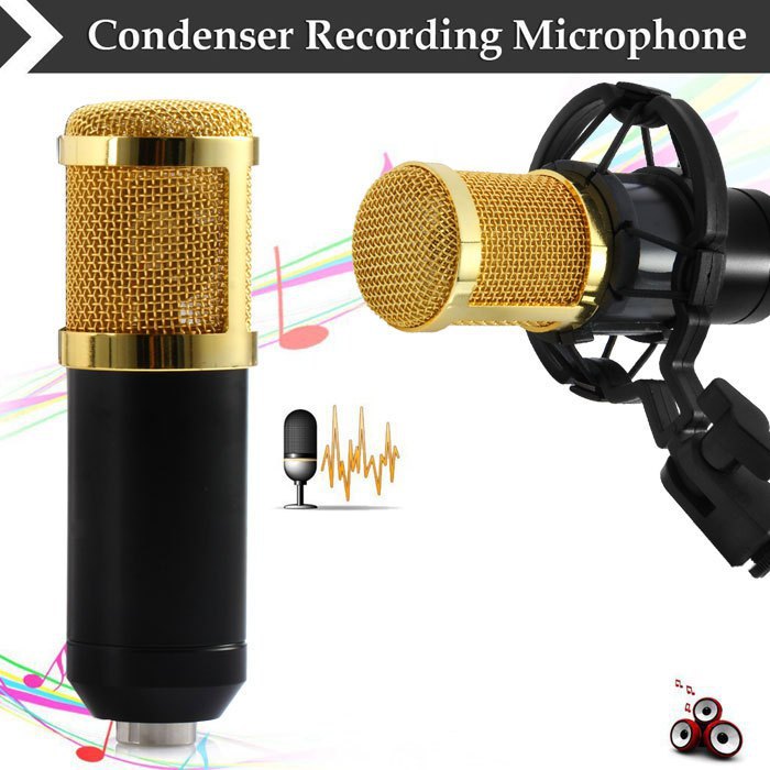 BM 800 Mikrofon Kondenser Mic Studio Vlog Microphone Youtuber Microfon Besar dengan Shock Proof Mount - BM-800 By Boss Eceran Others Premium Audio Collection BM 800 Mikrofon Kondenser Mic Studio Vlog Microphone Youtuber Microfon Besar dengan Shock Proof Mount - BM-800 By Boss Eceran Others Premium Audio Collection