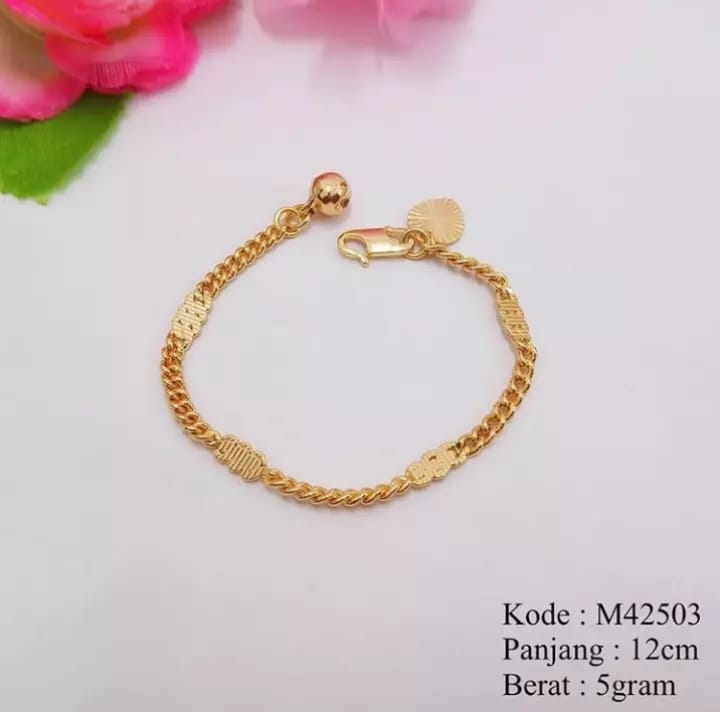 Arafa Store - Gelang Tangan Rantai Anak Lapis Emas 18K Anti Karat - Gelang Tangan Anak Murah - Gelang Tangan Anak Terbaru - Gelang Tangan Anak Perempuan Arafa Store - Gelang Tangan Rantai Anak Lapis Emas 18K Anti Karat - Gelang Tangan Anak Murah - Gelang Tangan Anak Terbaru - Gelang Tangan Anak Perempuan