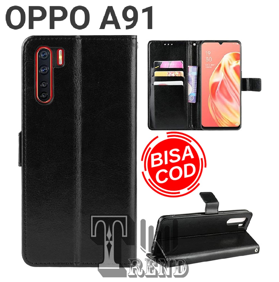 LEATHER CASE FLIP UNTUK OPPO A91-FLIP WALLET CASE OPPO A91- CASING DOMPET-FLIP COVER LEATHER-SARUNG BUKU HP LEATHER CASE FLIP UNTUK OPPO A91-FLIP WALLET CASE OPPO A91- CASING DOMPET-FLIP COVER LEATHER-SARUNG BUKU HP