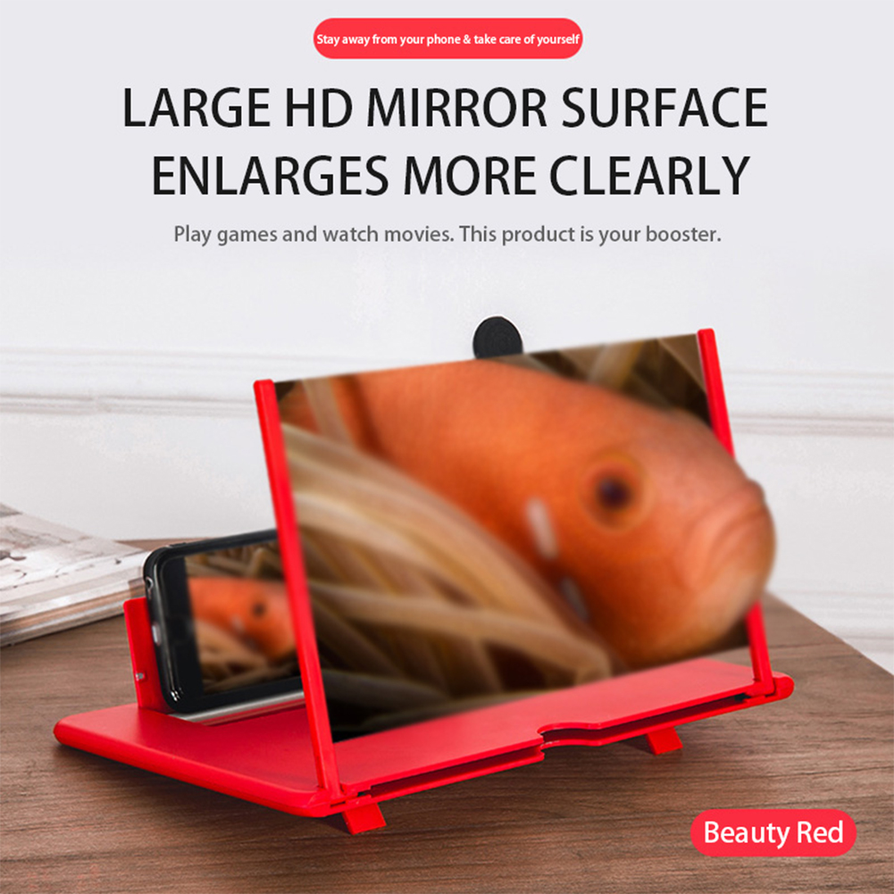 Pembesar Layar 3D 10 Inchi 12 Inchi Screen Magnifier Enlarger Smartphone Holder Stand Pembesar Layar 3D 10 Inchi 12 Inchi Screen Magnifier Enlarger Smartphone Holder Stand