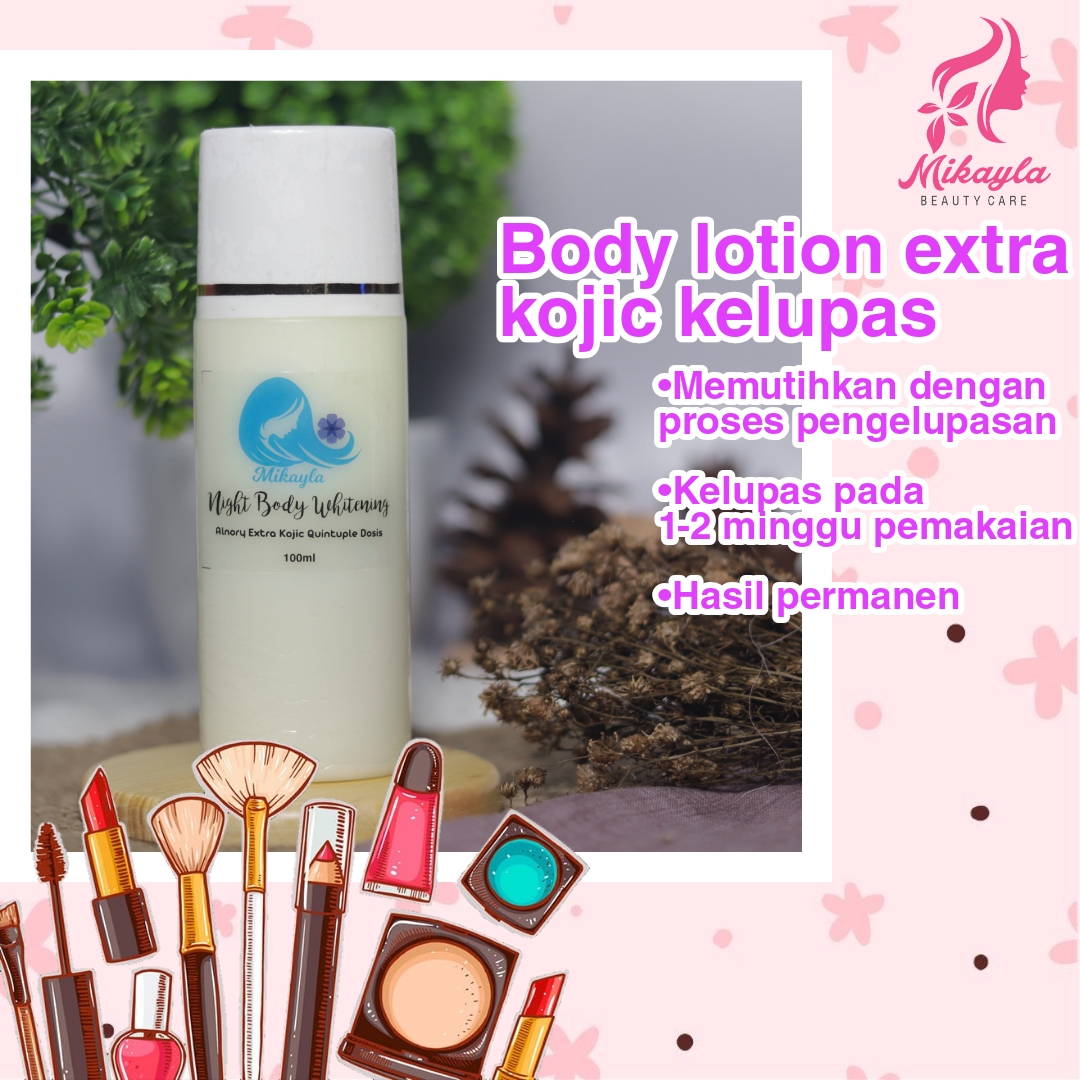 Hb pemutih badan extra kojic kelupas Hb pemutih badan extra kojic kelupas
