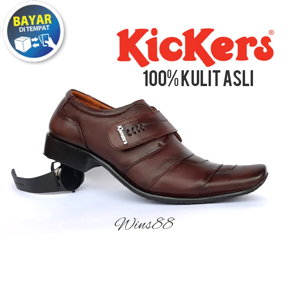 sepatu kerja pria_Kickers sepatu formal Sepatu pantofel kulit asli sepatu kerja pria_Kickers sepatu formal Sepatu pantofel kulit asli