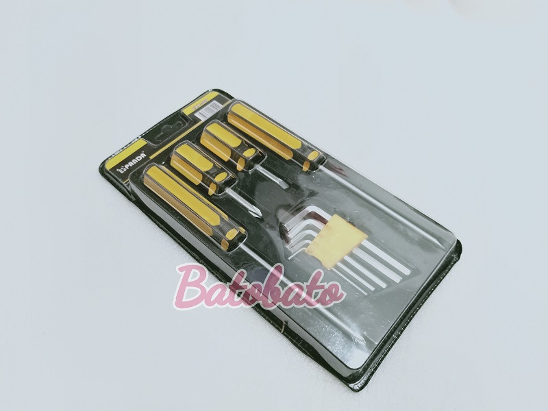 Obeng Set 4 + Kunci L 9 Pcs / Kunci Putar Set / Kunci L / Obeng Multifungsi / Obeng Obeng Set 4 + Kunci L 9 Pcs / Kunci Putar Set / Kunci L / Obeng Multifungsi / Obeng