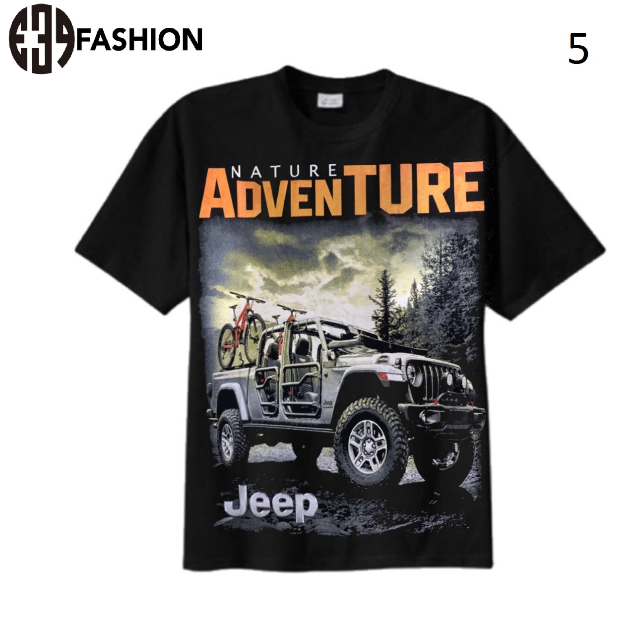 E39 - Kaos Distro/T-Shirt Khusus Hitam Motif Jeep E39 - Kaos Distro/T-Shirt Khusus Hitam Motif Jeep