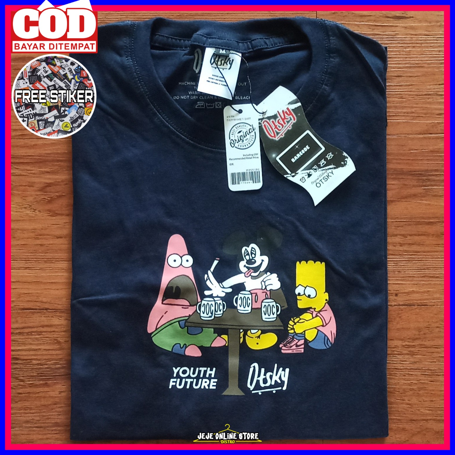 Kaos Otsky 420 Apparel Kaos Distro Terbaru 008 FREE STIKER Kaos Otsky 420 Apparel Kaos Distro Terbaru 008 FREE STIKER