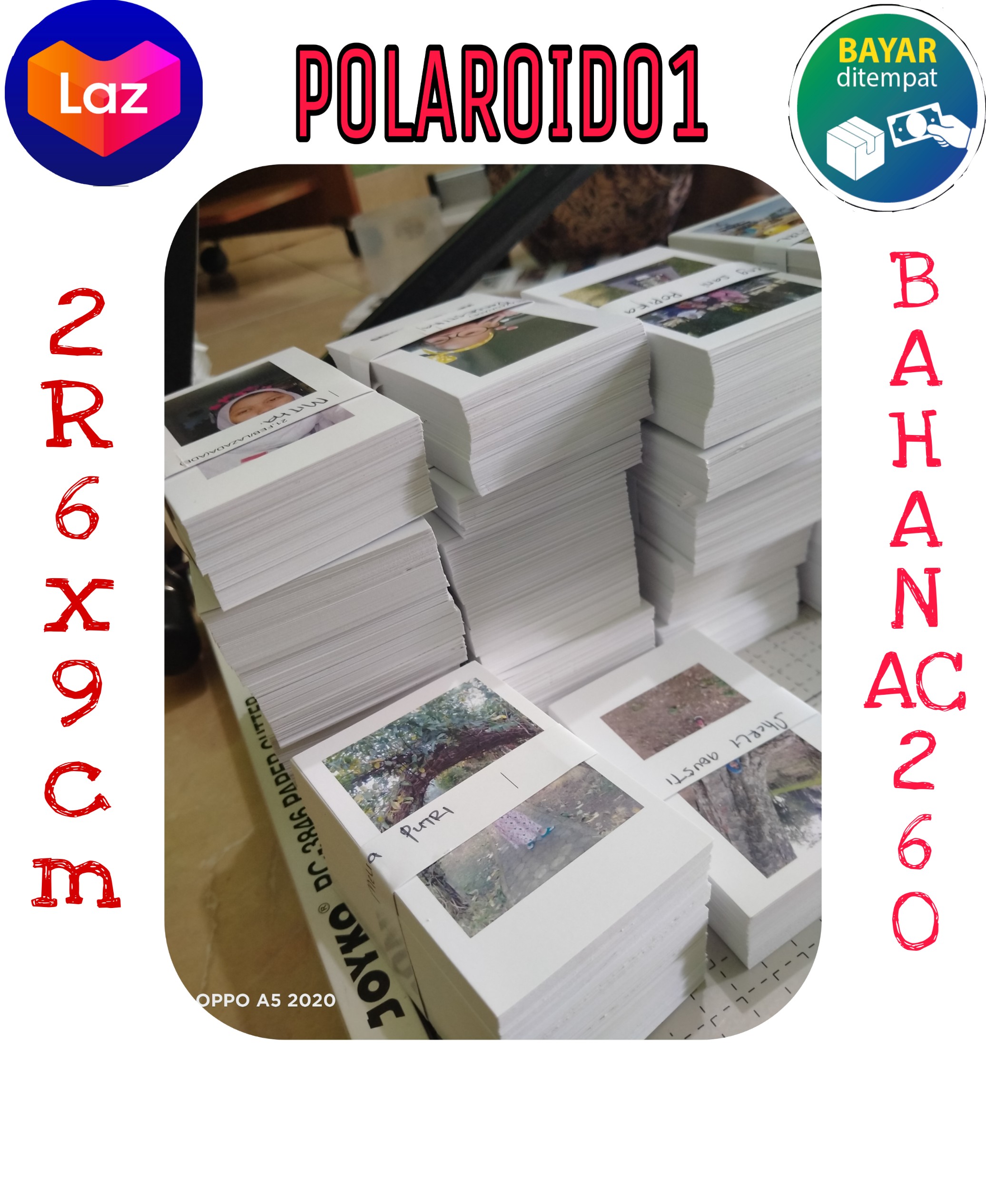 100pcs CETAK FOTO POLAROID MURAH UKURAN 2R BAHAN AC260 100pcs CETAK FOTO POLAROID MURAH UKURAN 2R BAHAN AC260
