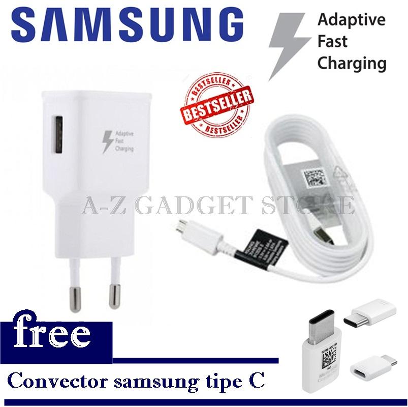 Samsung Travel Charget fast Charger 15w Original FREE Convector Samsung Tipe C -(putih) Samsung Travel Charget fast Charger 15w Original FREE Convector Samsung Tipe C -(putih)