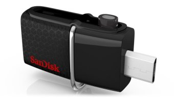 Jual Online SanDisk Flashdisk Dual Drive OTG 16GB - USB Flash Disk On The Go dan Harga Januari 2016