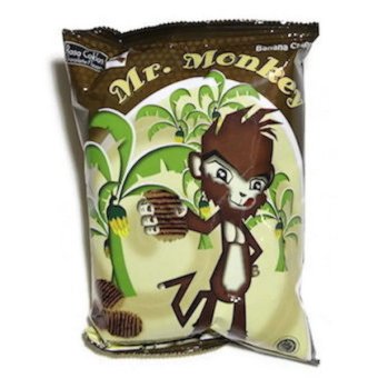 The Little Snacks Mr Monkey Coklat - Cemilan Keripik Pisang Kepok