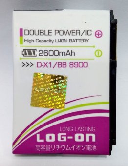 Log On Battery D-X1 For Blackberry 8900/9630/9500/9530/9550 terpercaya