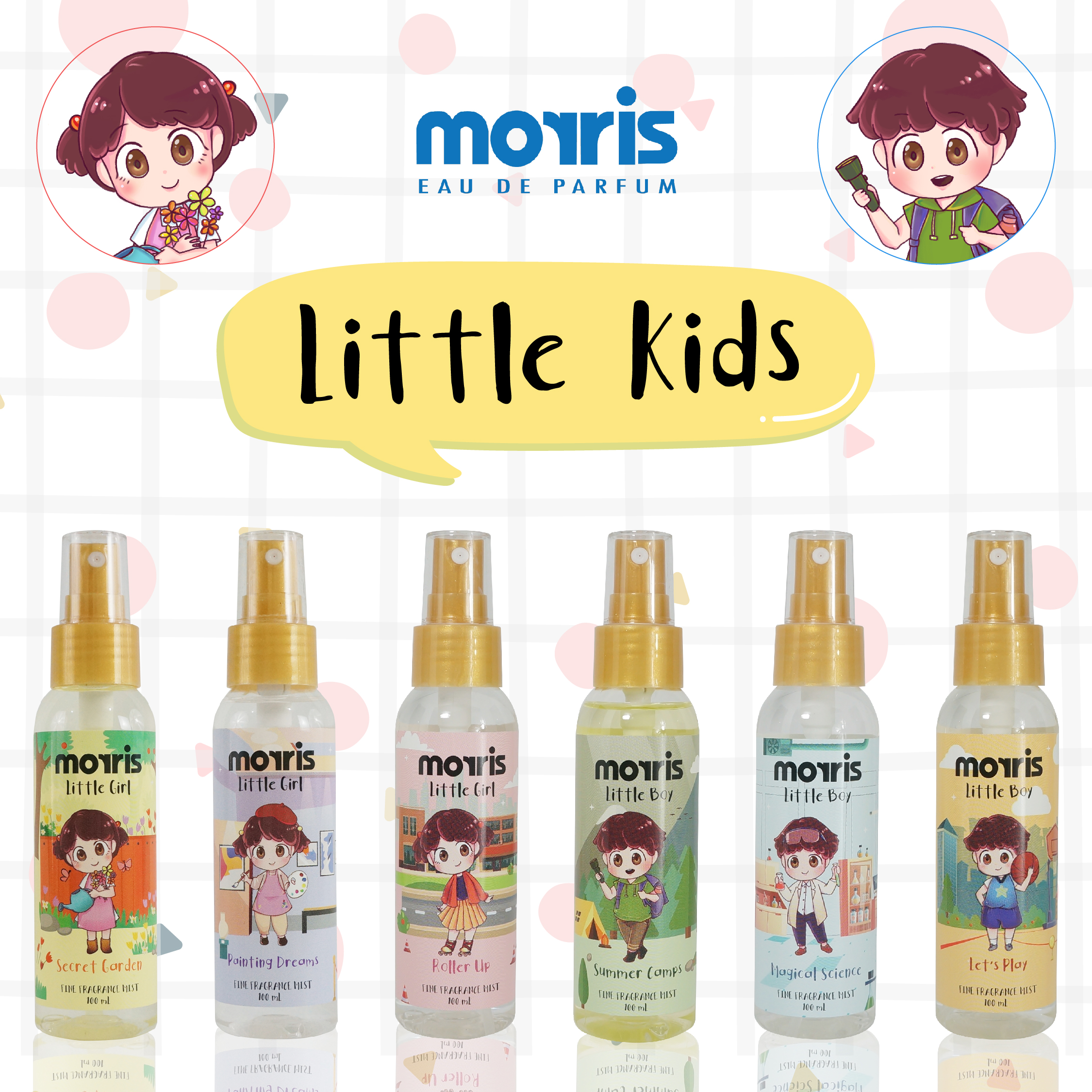 Morris Little Kids Fine Fragrance Mist 100 ml Morris Little Kids Fine Fragrance Mist 100 ml