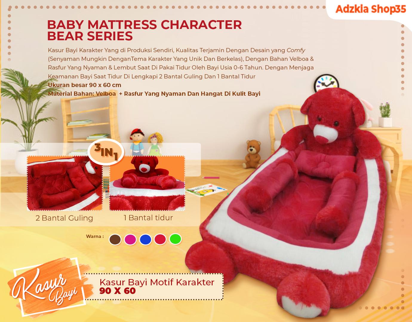 kasur bayi karakter beruang series kasur bayi karakter beruang series