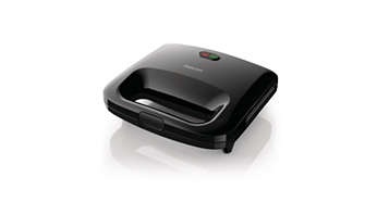 Philips Daily Collection Sandwich Maker HD2393/92 Hitam
