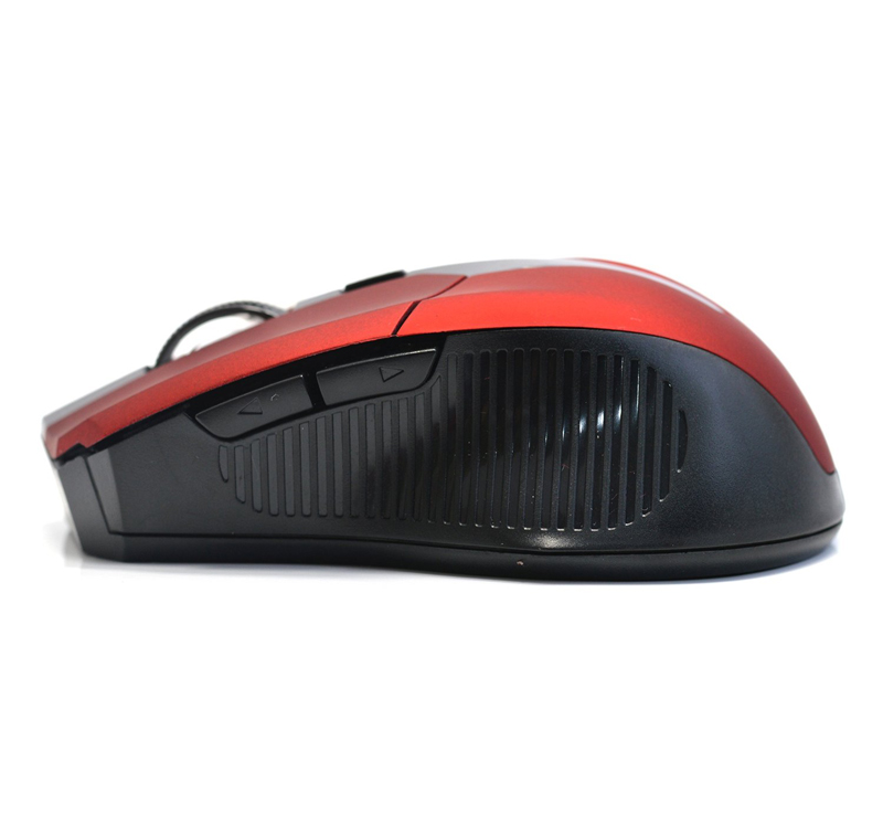 YBC Gaming Mouse Optik Nirkabel 5 Tombol untuk Komputer Laptop (Merah)