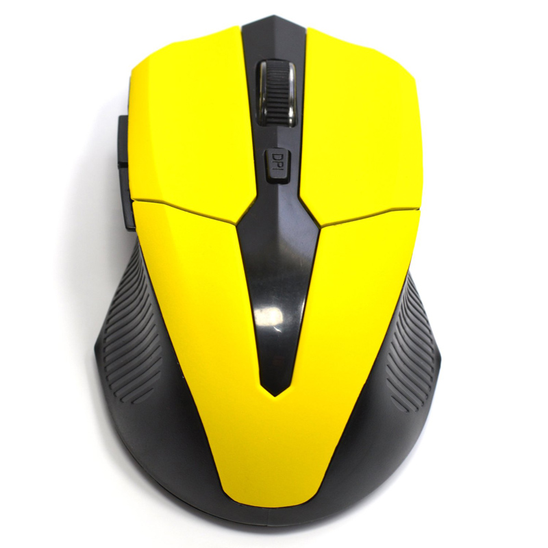 YBC Gaming Mouse Optik Nirkabel 5 Tombol untuk Komputer Laptop (Merah)