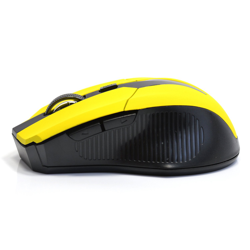 YBC Gaming Mouse Optik Nirkabel 5 Tombol untuk Komputer Laptop (Merah)