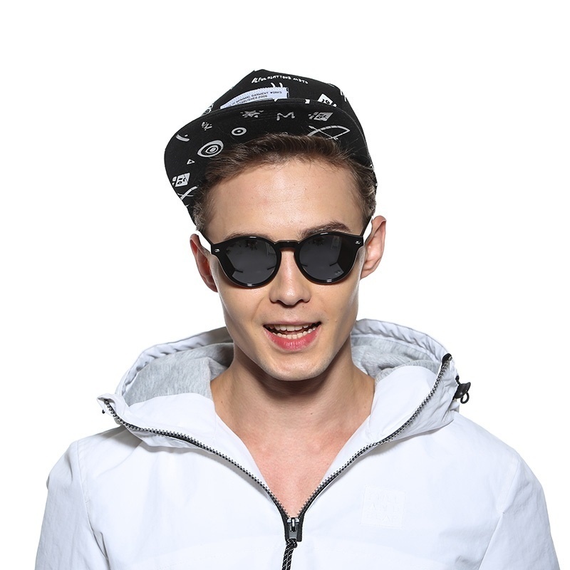 COASTAL VISION Polarized Unisex Kacamata Hitam Bundar Lensa Mirror Anti UVA/B CVS5030
