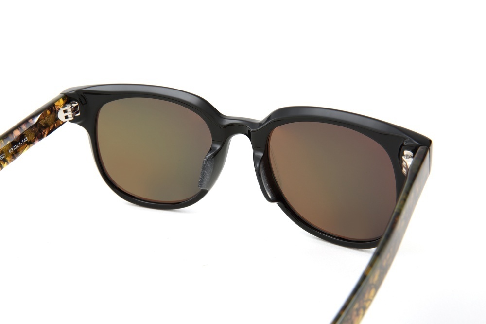 COASTAL VISION Polarized Unisex Kacamata Hitam Persegi anti UVA/B Orange lenses CVS5820