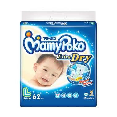 Popok Bayi MAMYPOKO TAPE EXTRA DRY L62 Januari 2019 - 2 Popok Bayi MAMYPOKO TAPE EXTRA DRY L62 - 2