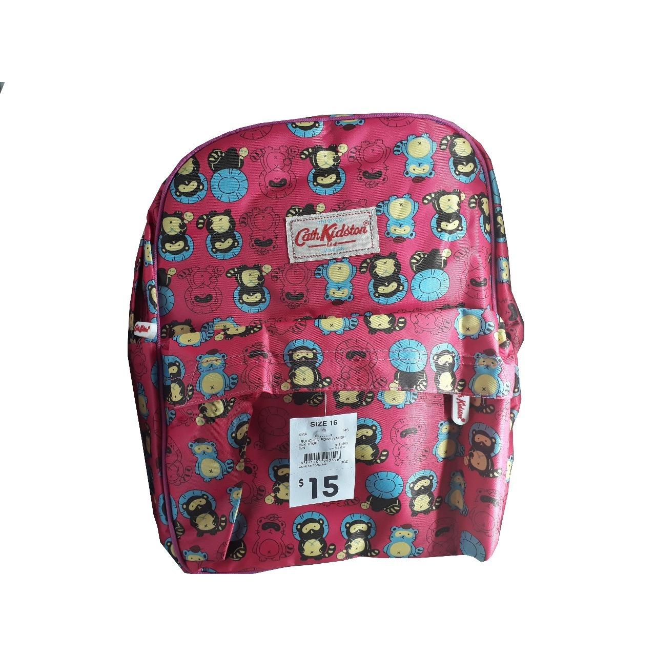 TAS RANSEL CATH KIDSTON MOTIF CAT (kucing) PINK