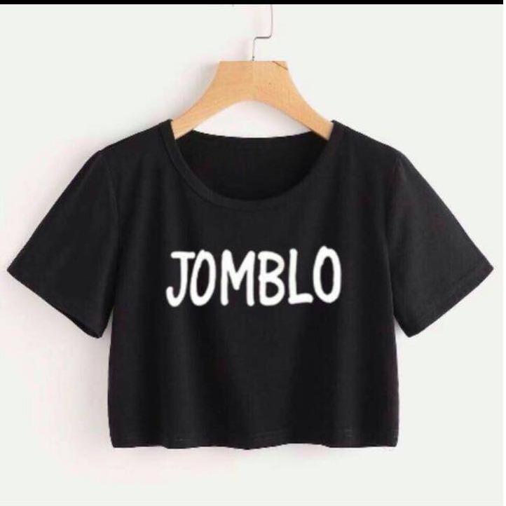 Labelledesign CROPP TEE JOMBLO HITAM NO 335