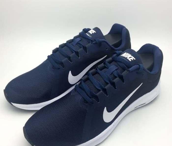 Detail Gambar Sepatu Running/Lari Nike Downshifter 8 M Navy 908984-400 Original Terbaru