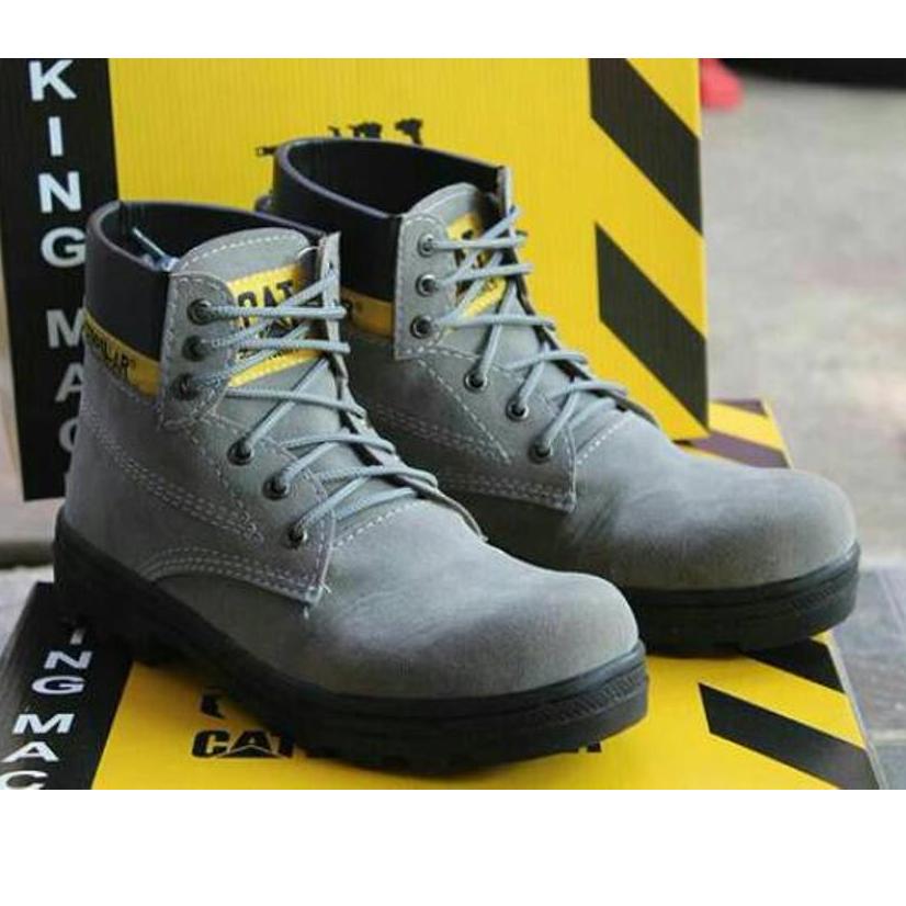 Sepatu Safety Boots Caterpillar Suede (ADABESIDIDEPAN)