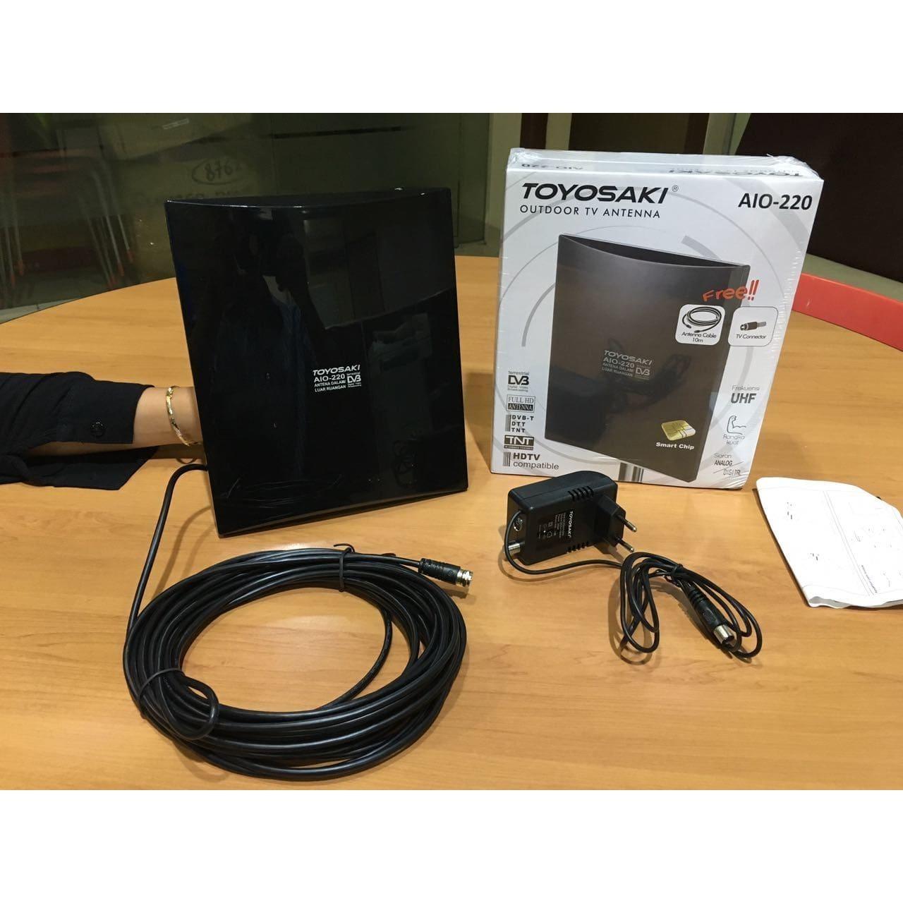 TOYOSAKI AIO 220 Antena Indoor & Outdoor Digital Dilengkapi Smart Chip