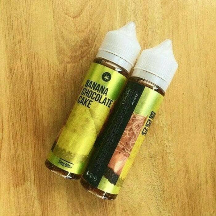 BANANA CHOCOLATE CAKE 60ML | 3MG E LIQUID VAPOR VAPE Murah Banget