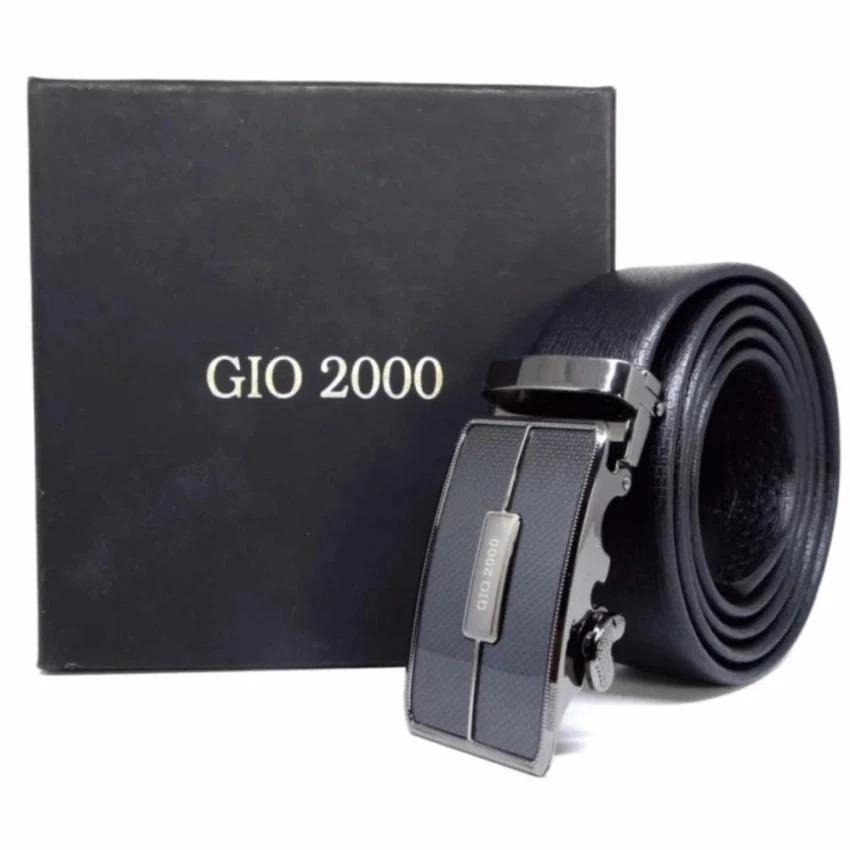 Tiara Gesper Iklat Pinggang Kulit Pria GIO 2000 Original 078 Black