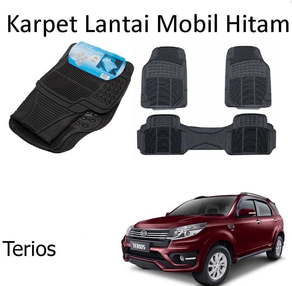 Karpet Mobil Terios / Car Carpet / Floor Mats Universal Warna Hitam