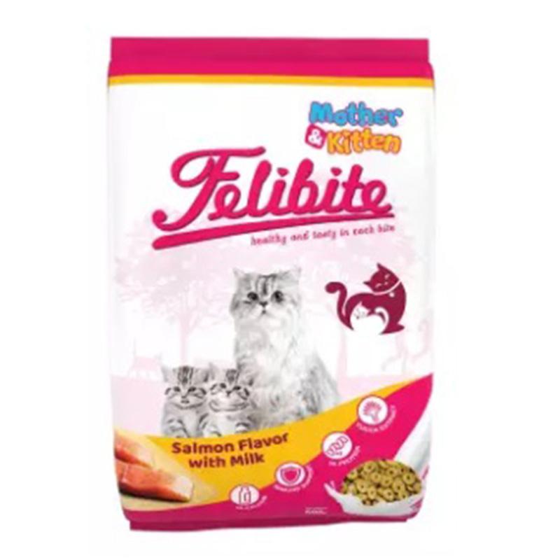 Cleine Tadita Petshop - Felibite Kitten 500gr Makanan Kucing Kering Rasa Salmon with Milk