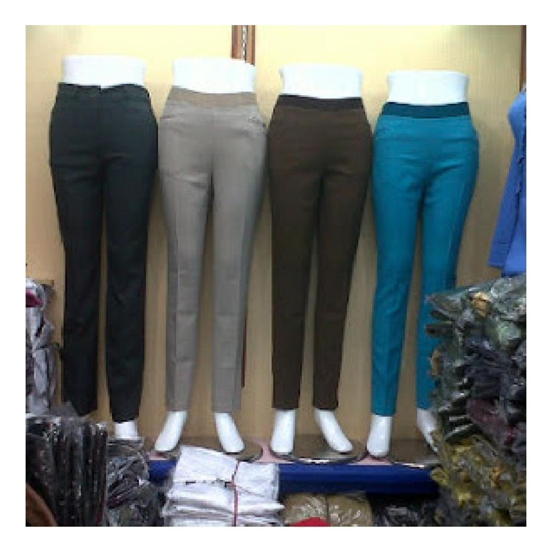 Celana Kerja Wanita Pinggang Karet Celana Bahan Syakira Celana Formal