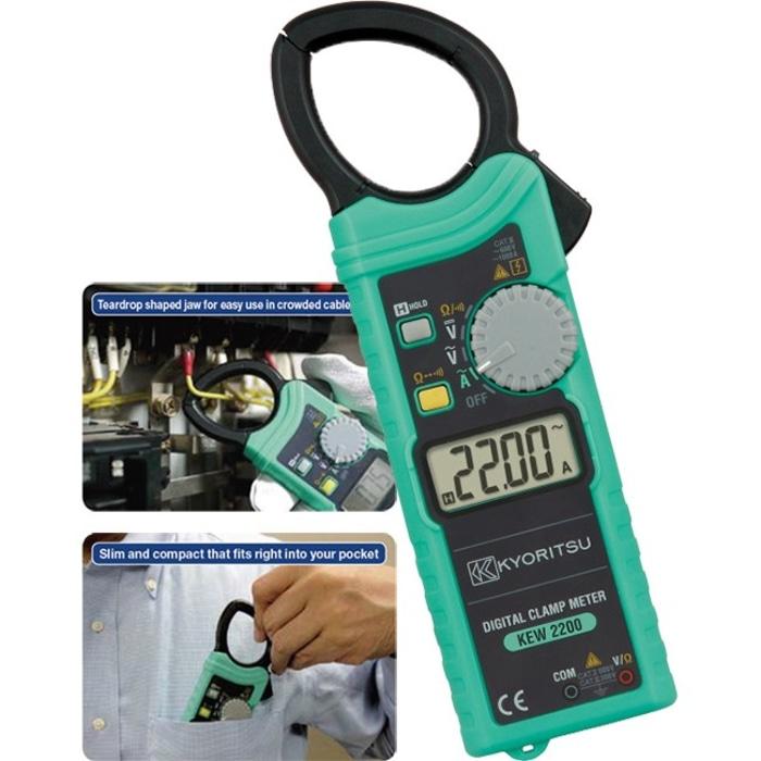 Kyoritsu AC Digital Clamp Meter 2200R