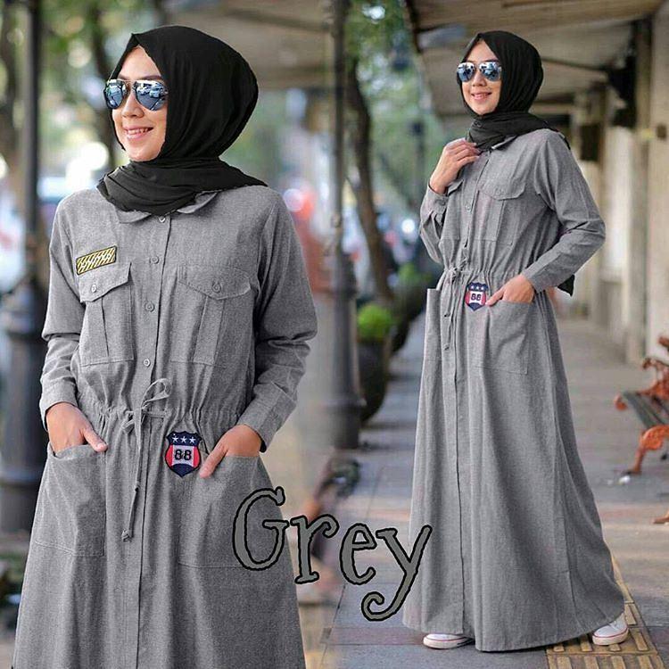 “BC RANIA” Maxi Dress Syari Gamis Bahan Balotely Wolfice Katun Rubiah Spandek Panjang Hijab Casual Pakaian Wanita Trand Terbaru Fashionable