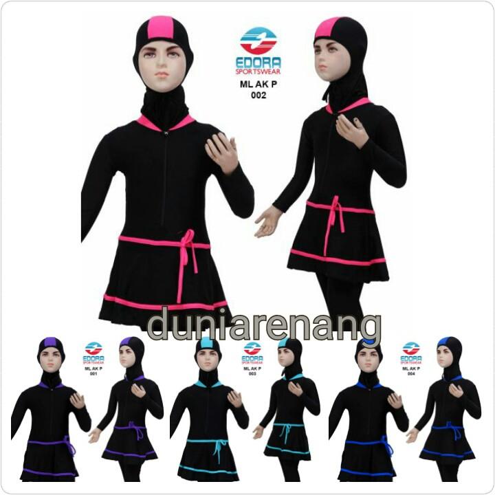 Baju Renang Anak Muslim Muslimah Usia 2-7 Tahun ML-AK-020