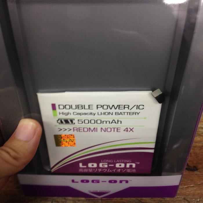 Xiaomi Redmi Note 4X bn43 5000Mah LOG ON ORIGINAL BATTERY BATRE BATERAI DOUBLE DOBEL POWER