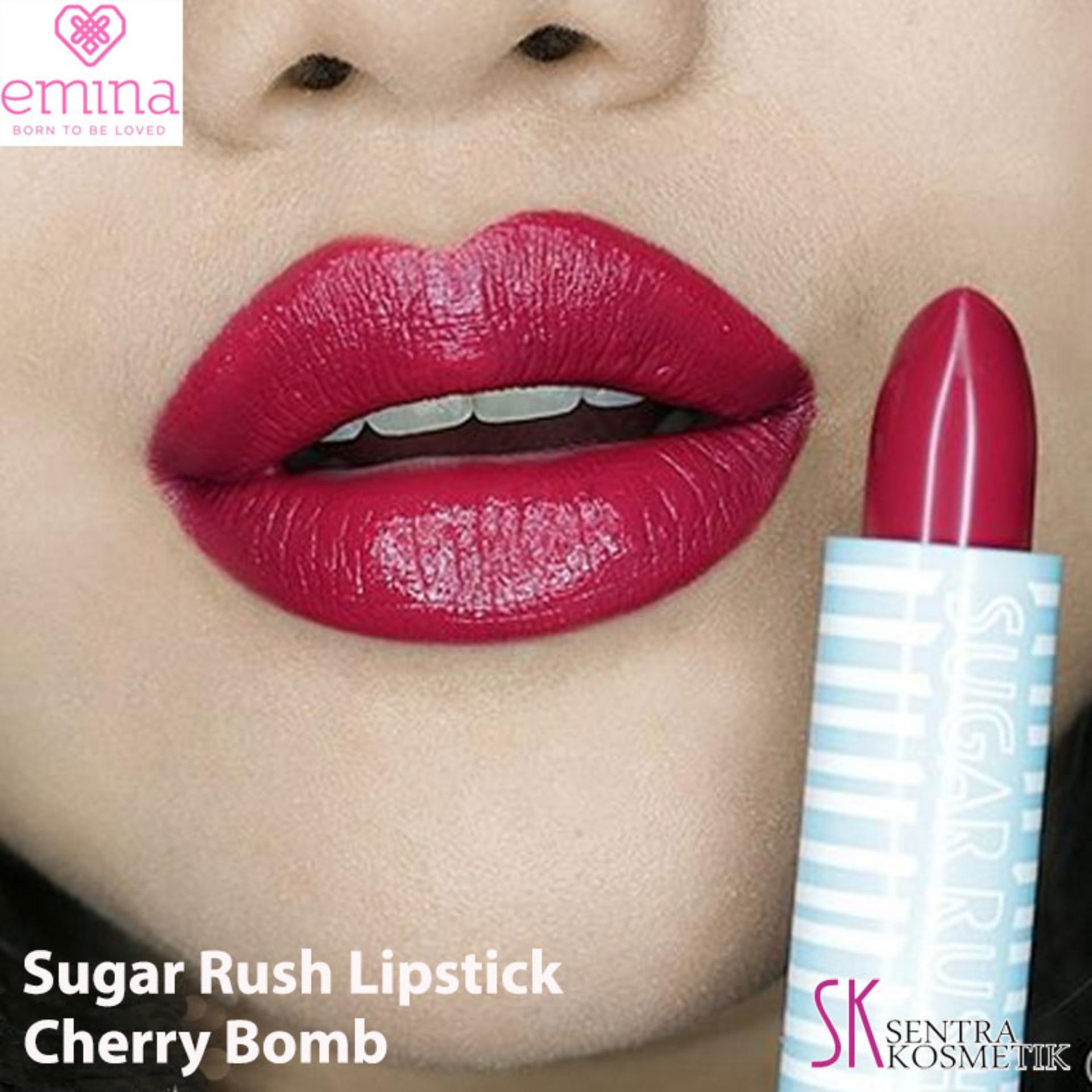 EMINA SUGAR RUSH LIPSTICK 03 Cherry Bomb
