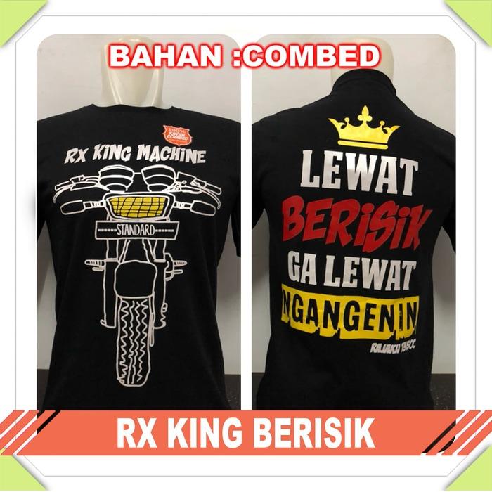 Kaos Baju racing RX king berisik - Hitam, L