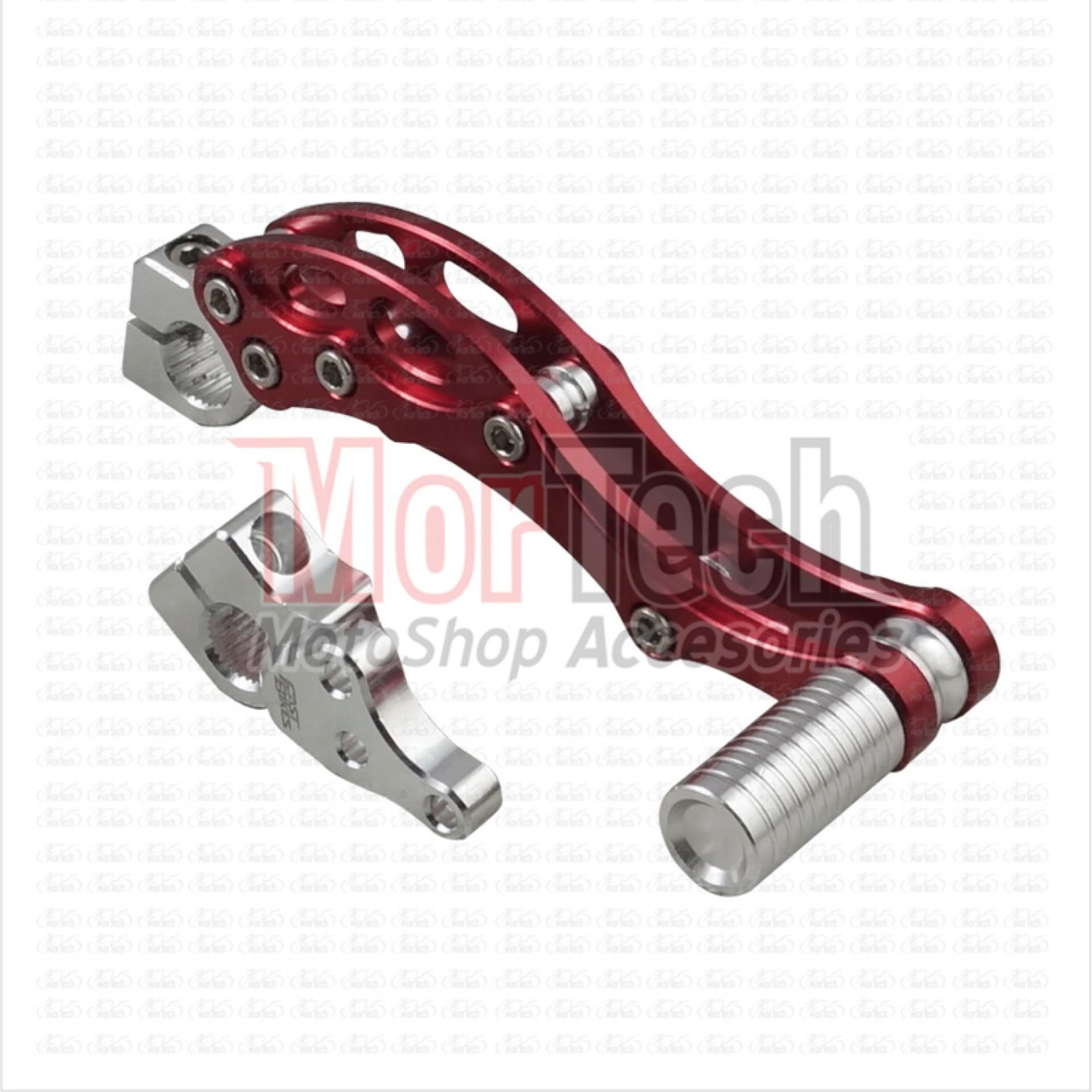 Fast Bikes Engkol Kick Starter Pedal Selahan Motor Variasi Vario 150 cc CNC Merah