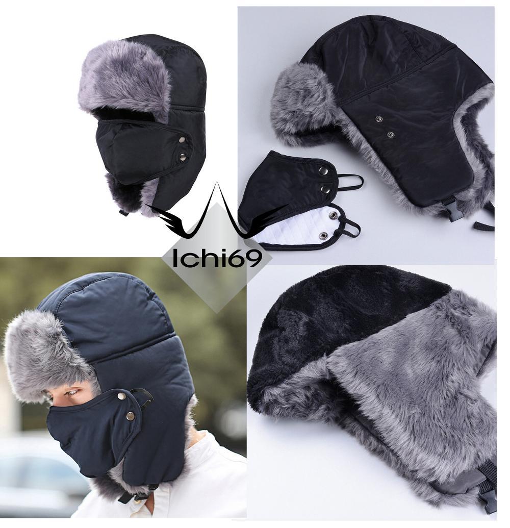 Topi Rusia Ushanka Winter Hat Import + Masker di lapak Ichi69 jatiwulan