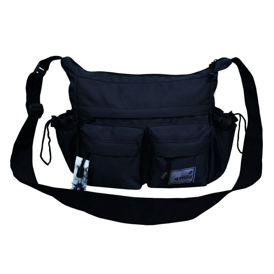 Tas Selempang Pria Buffers Sports - Shoulder Bag Cordura LLC777 - Black - Tas Sandang Pria Tas Messenger Tas Slempang Crossbody Man Tas Fashion Pria