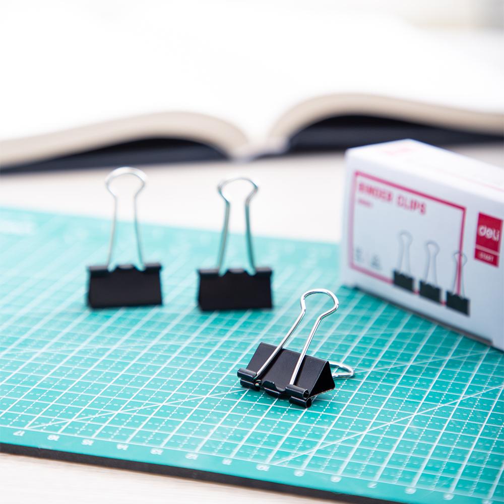 Deli E38564 Office Consumable/Kebutuhan Kantor - Binder Clips 25mm Januari 2019 - 5 Deli E38564 Office Consumable/Kebutuhan Kantor - Binder Clips 25mm - 5