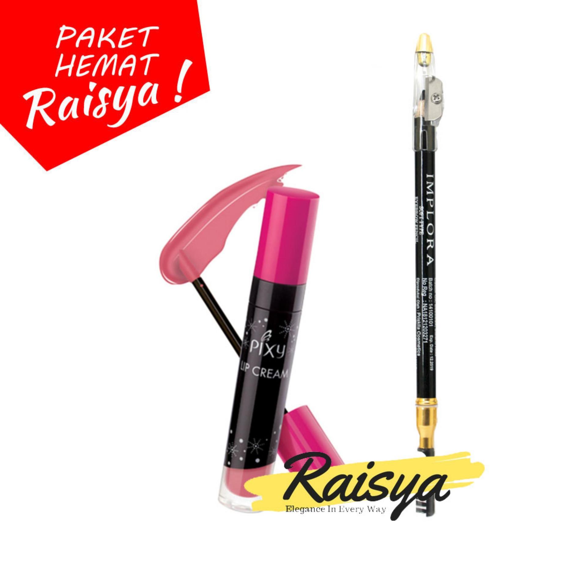 Pixy Lip Cream No. 01Chic Rose Free Implora Pensil Alis Hitam Resmi BPOM